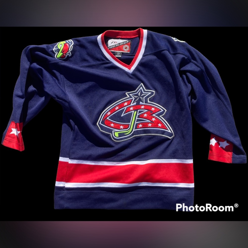 Retro Pro Player Columbus Blue Jackets Youth Hockey Jersey
